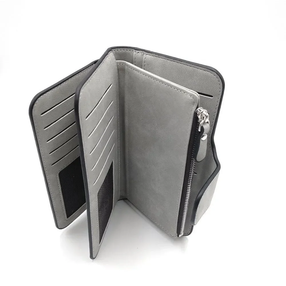 ✨✨BRAND NEW 4 Layers Long Large Trifold Womens Card Holder Wallet Abrazi… - Picture 5 of 6
